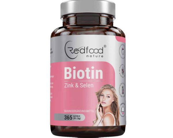 Biotin for Women – 365 Kapseln Biotin Zink Selen Kapseln
