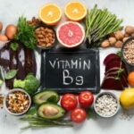 Lebensmittel und Vitamine mit B9