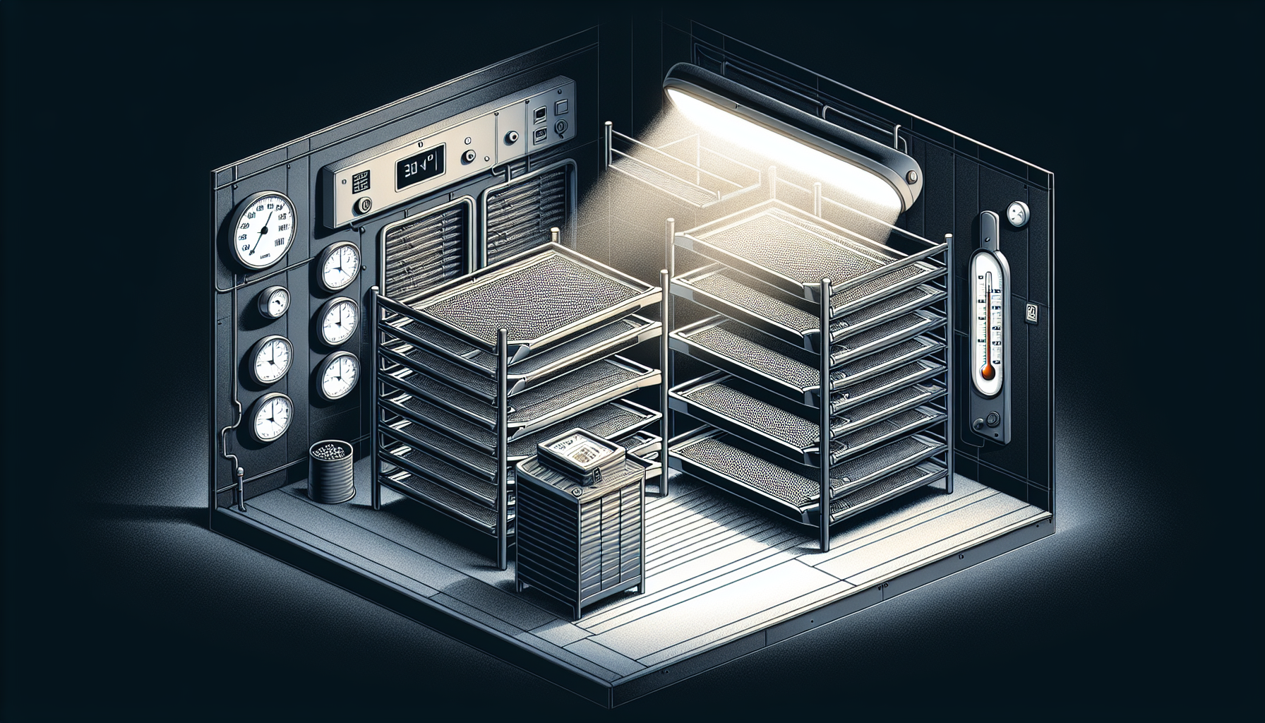 Optimale Bedingungen für den Trocknungsraum