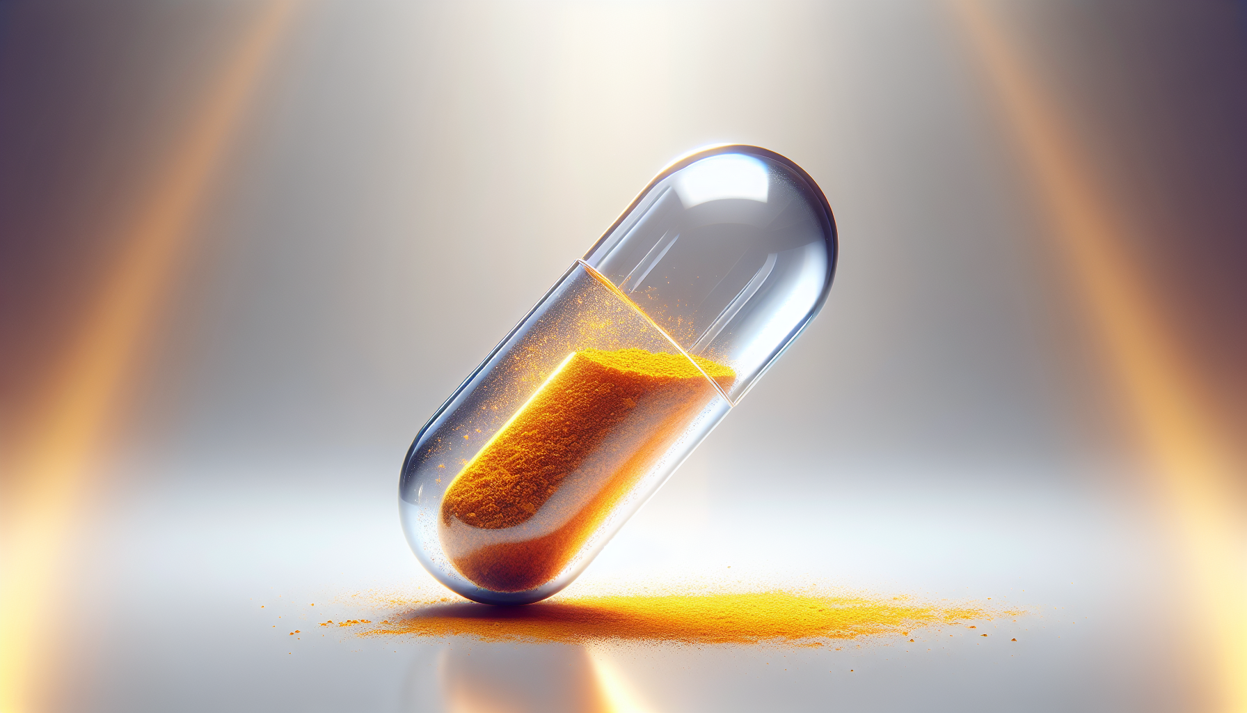 Hochwertige Bio Kurkuma Kapseln - Reines Kurkuma Pulver ohne Zusatzstoffe